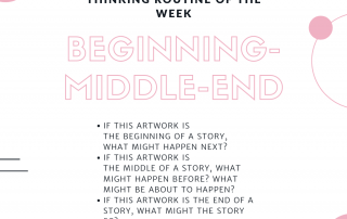 Visible Thinking Routine of the Week: Beginning-Middle-End