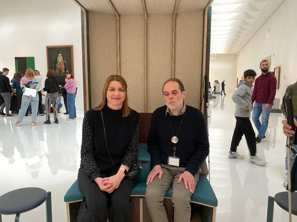 Claire Bown and Bart van Peer Radio Bart at KMSKA (Royal Museum of Fine Art Antwerp)