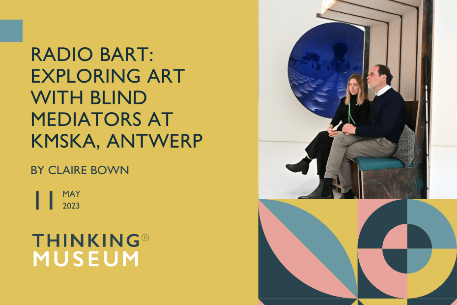 Radio Bart An van Hertum and Bart van Peer at KMSKA Antwerp on The Art Engager Podcast